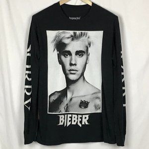 Justin Bieber Purpose World Tour Sorry Long Sleeve Shirt Medium